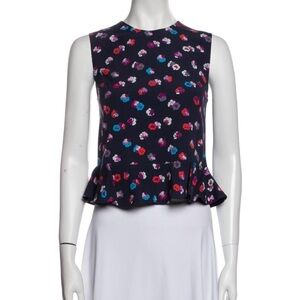 Rebecca Taylor Floral Print Top